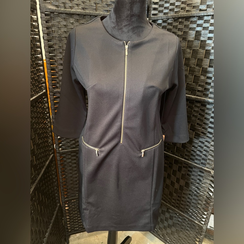 NWT Black Stretchy Shift Dress
